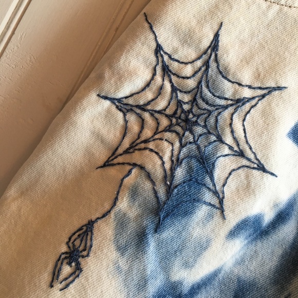 Vintage Calvin Klein Denim Mini Skirt - Picture 3 of 8